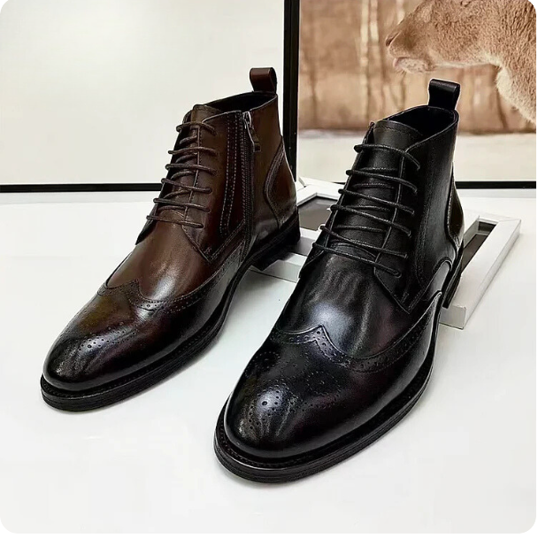 Bottes Cuir Homme Élégantes – Confort & Style